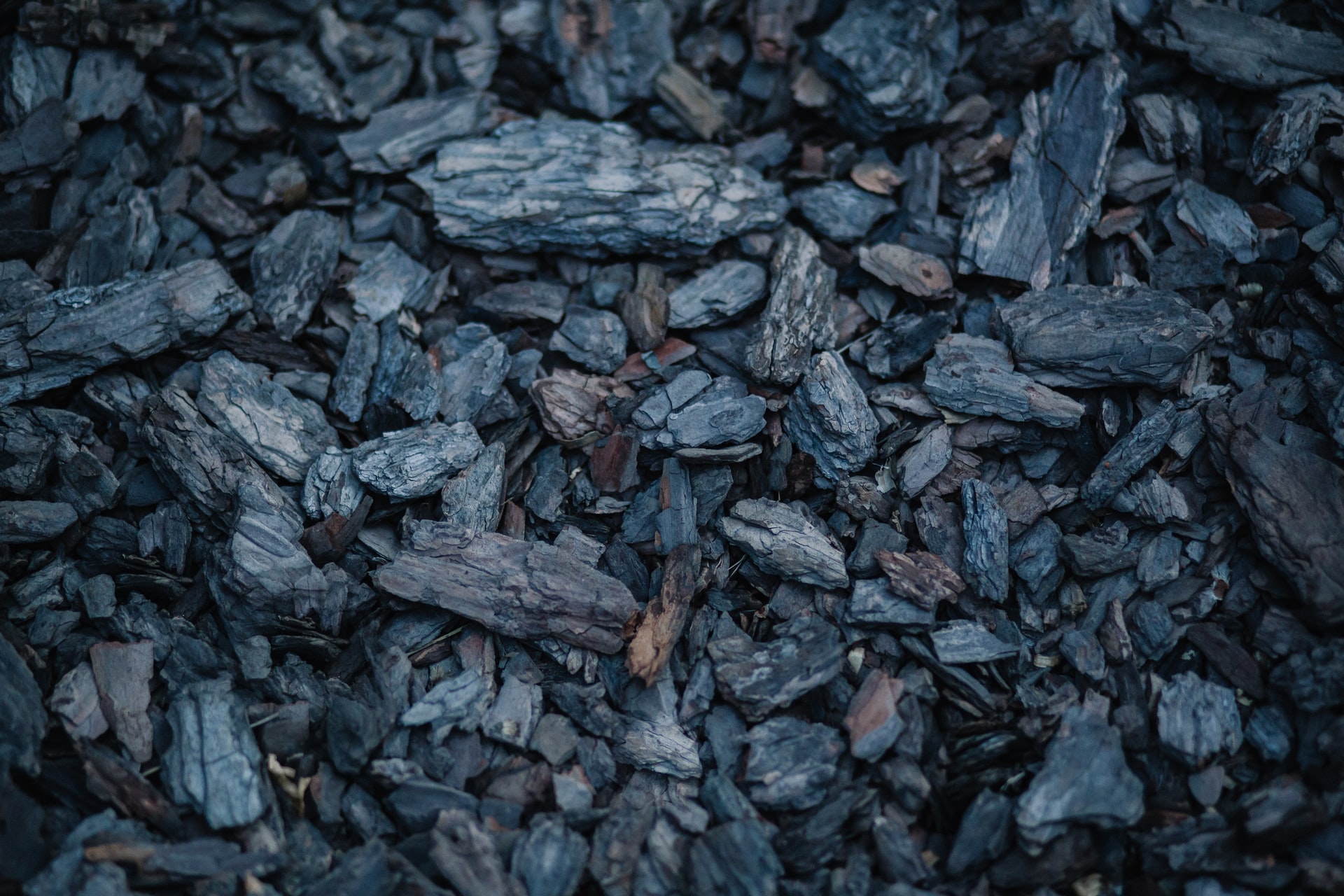 mined coal pile