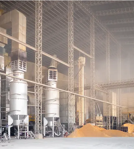 Inside of warehouse