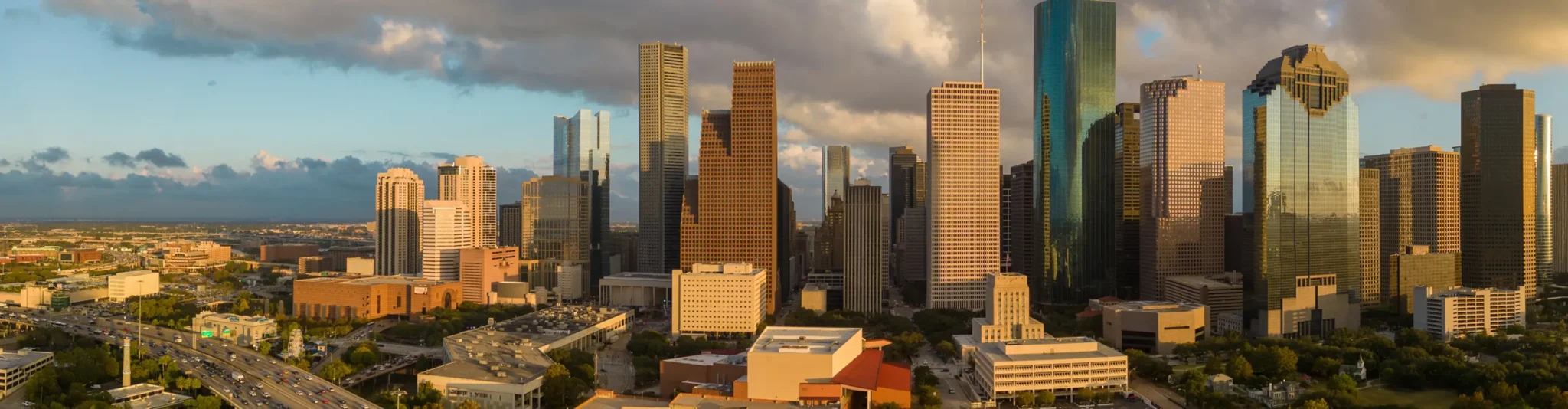 Houston Texas City Skyline